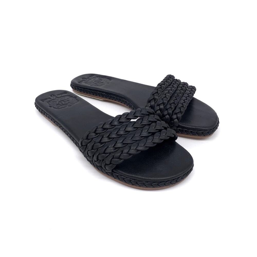 Woven Sandals - Black